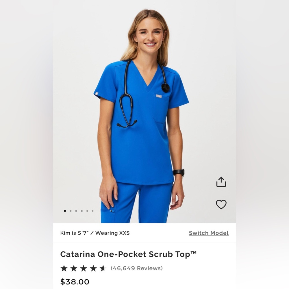 FIGS ROYAL BLUE SCRUBS